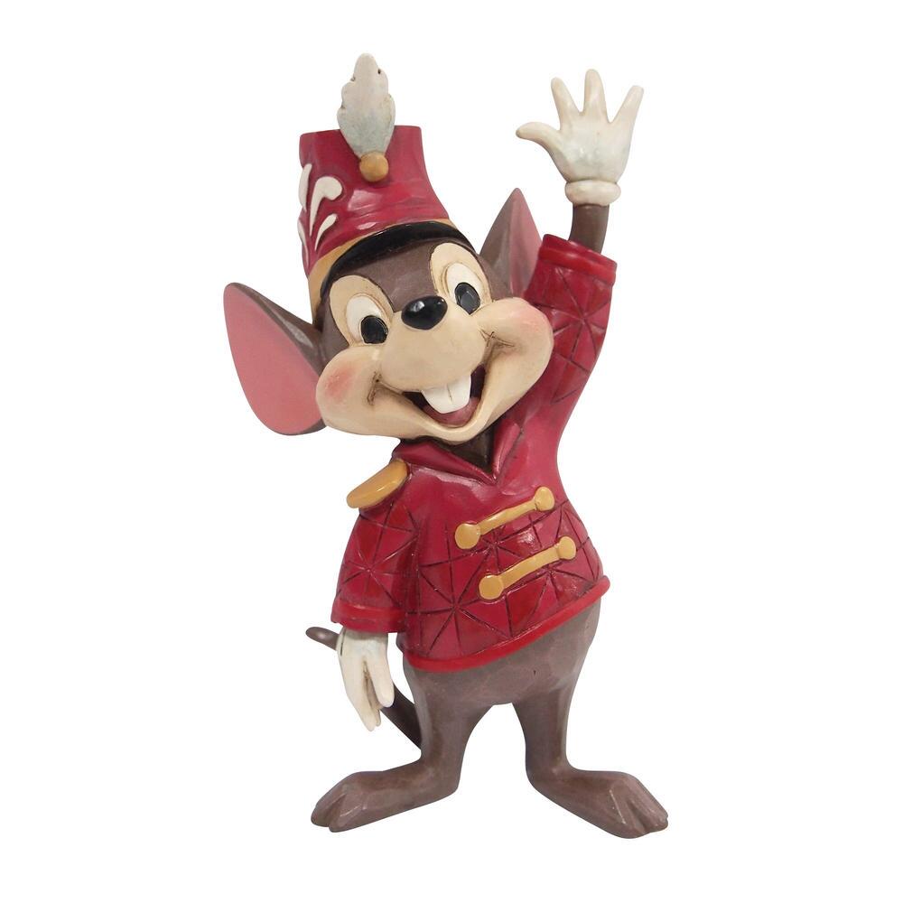 6010889 Disney Traditions, Jim Shore, Jim Shore Disney, 6010889, Timothy Mouse Minifigur, Timothy Mouse Mini Figurine, Dumbo, Jim Shore Disney Traditions, Jim Shore Disney Figur, Jim Shore Dumbo