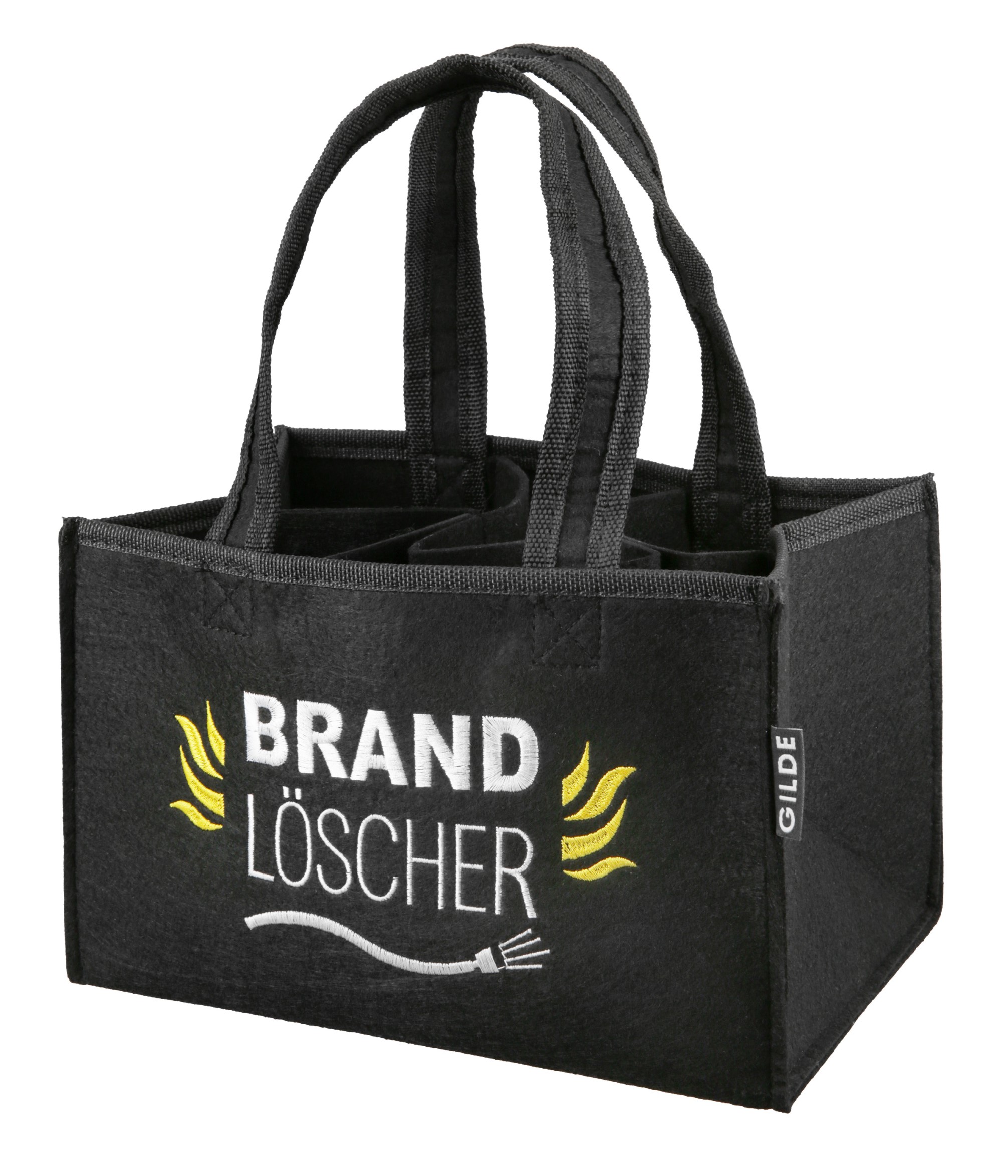 Flaschentasche Brandlöscher - Gilde Flaschentasche Filztasche 44592 / Flaschenträger 6 Flaschen - Tragetasche Flaschentasche Brandlöscher - Gilde Flaschentasche Filztasche 44592 / Flaschenträger 6 Flaschen - Tragetasche