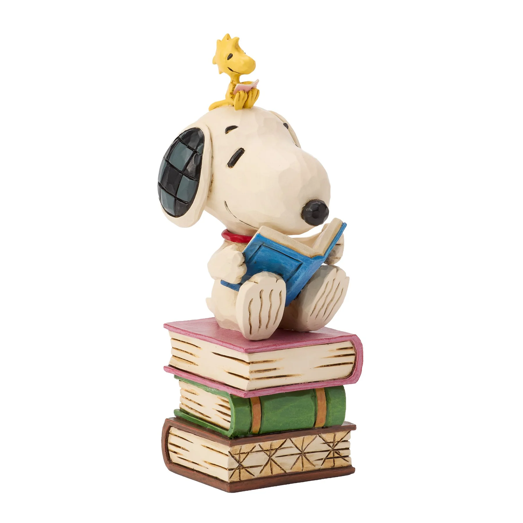 My Week is Fully Booked - Snoopy & Woodstock Buchstapel 6019597 Jim Shore Peanuts Snoopy Figur