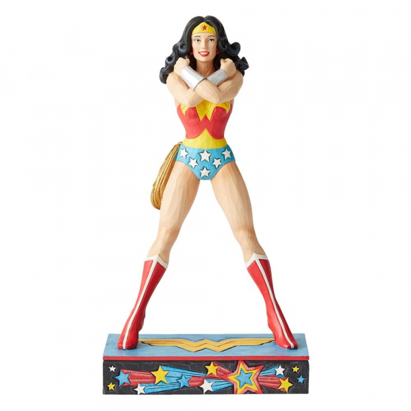dt-6003023a Disney Traditions, Jim Shore, Silver Age - DC Comics Justice League, Wonder Woman