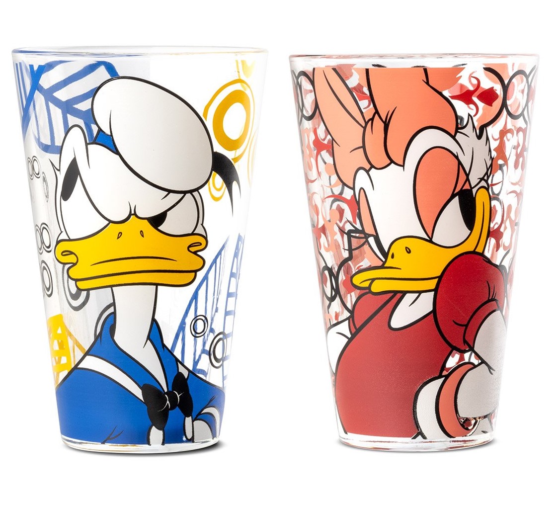 Disney Set mit 2 Gläsern - Donald & Daisy Duck 103038 - Disney by Egan Disney Set mit 2 Gläsern - Donald & Daisy Duck 103038 - Disney by Egan