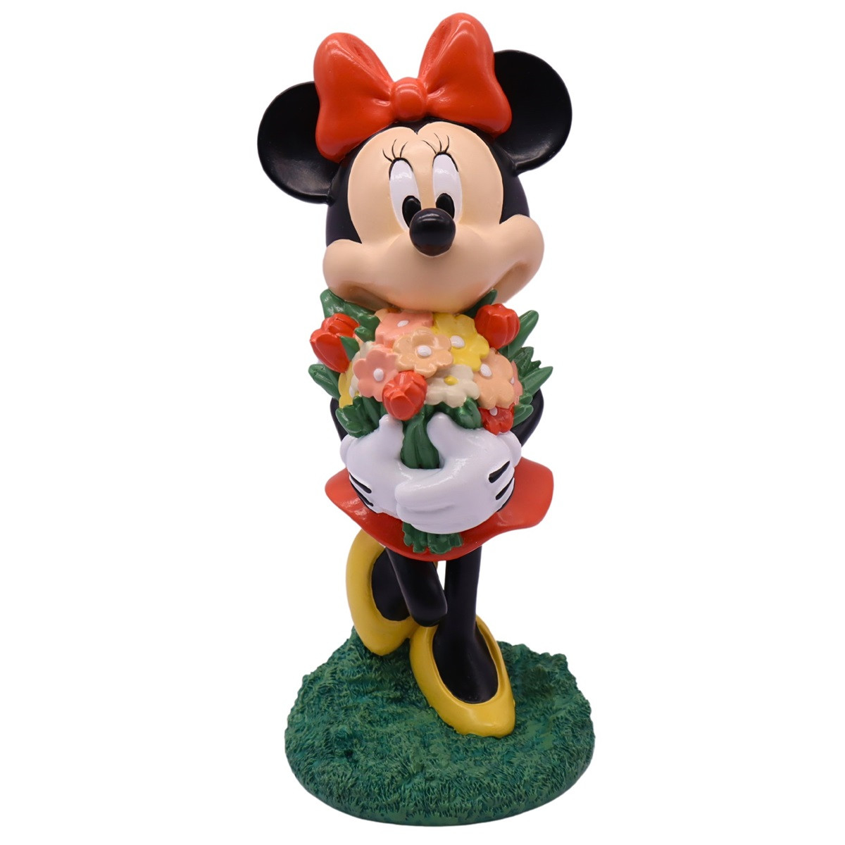 Gartenfigur Minnie Maus mit Blumenstrauß - Minnie Mouse - DN26051 - Christmas Inspirations Disney Figur Deko Gartenfigur Minnie Maus mit Blumenstrauß - Minnie Mouse - DN26051 - Christmas Inspirations Disney Figur Deko