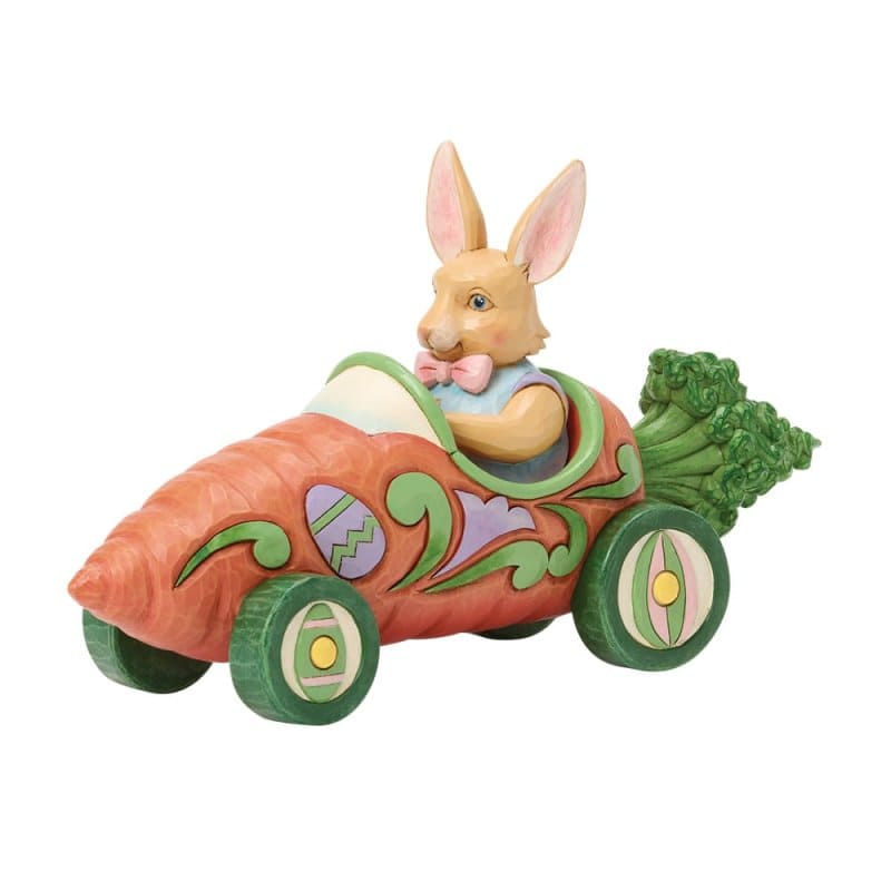 Carrot Cruiser Osterhase im Karottenauto Carrot Car- 6018741 Heartwood Creek by Jim Shore