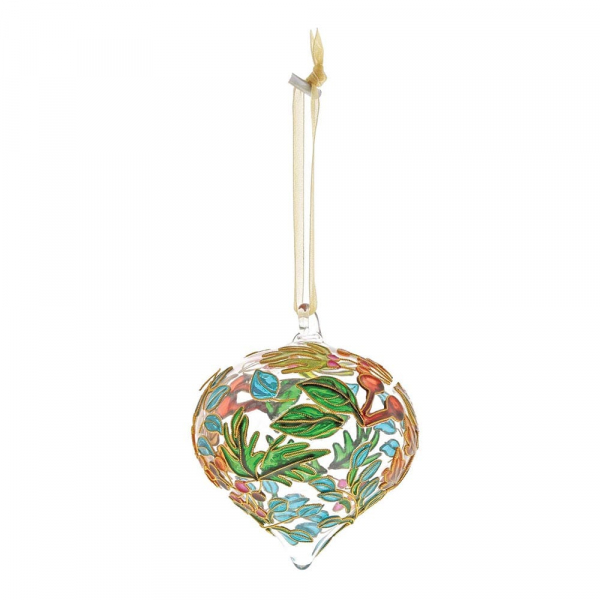 Autumn-Flowers-1 Enesco's Treasury of Ornaments, Ornament, Weihnachtskugel, handbemalt, mundgeblasen, Glaskugel, Dekokugel