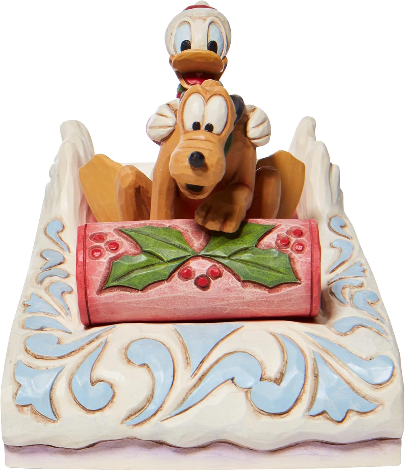 A Friendly Race Donald & Pluto - Donald & Pluto fahren Schlitten / DIsney Traditions 6008973 A Friendly Race Donald & Pluto - Donald & Pluto fahren Schlitten / DIsney Traditions 6008973