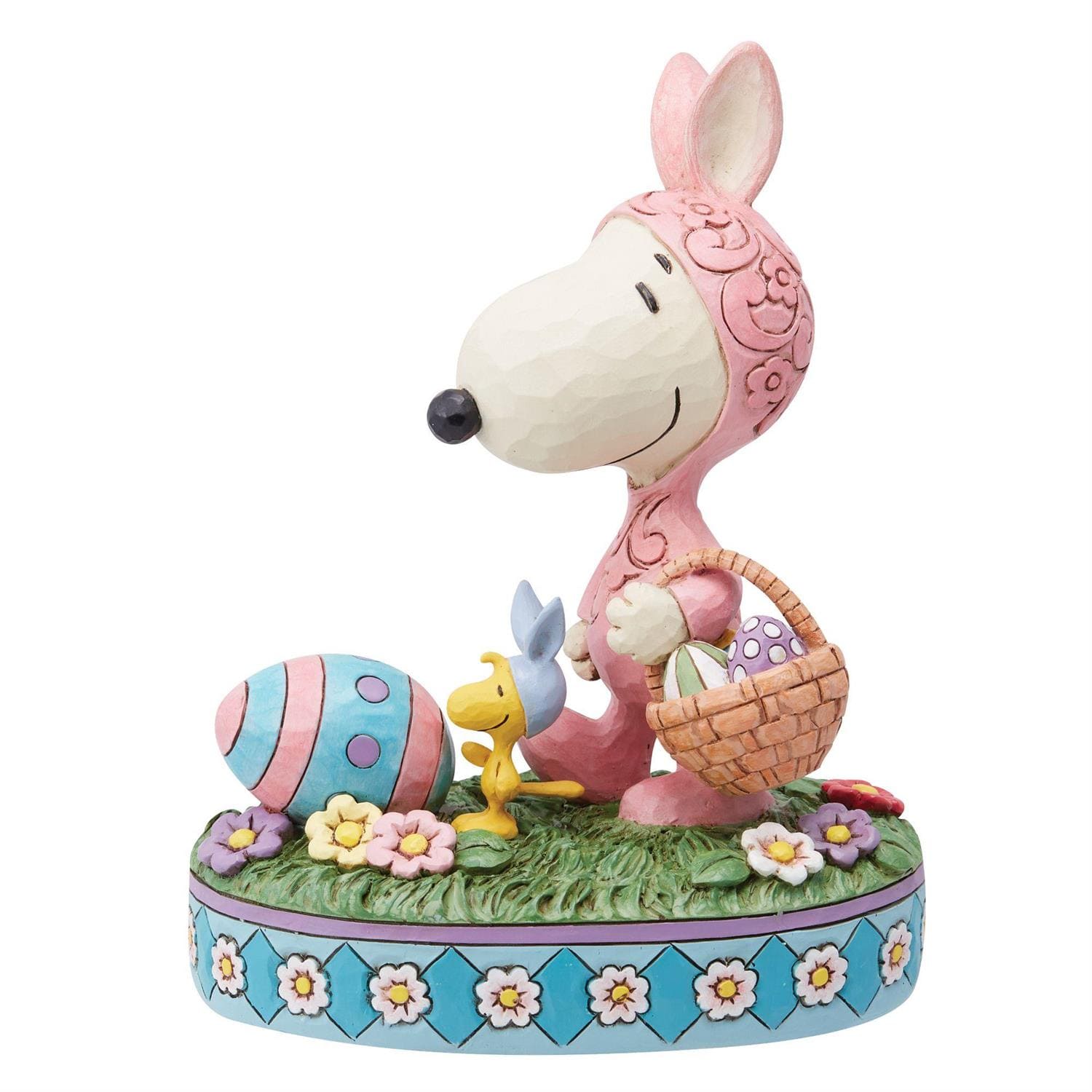 6014343 Jim Shore, Peanuts, Peanuts by Jim Shore, 6014343, Easter Happiness, Snoopy & Woodstock Ostern, Snoopy & Woodstock in Bunny Suits, Snoopy & Woodstock im Osterhasenkostüm, Jim Shore Peanuts