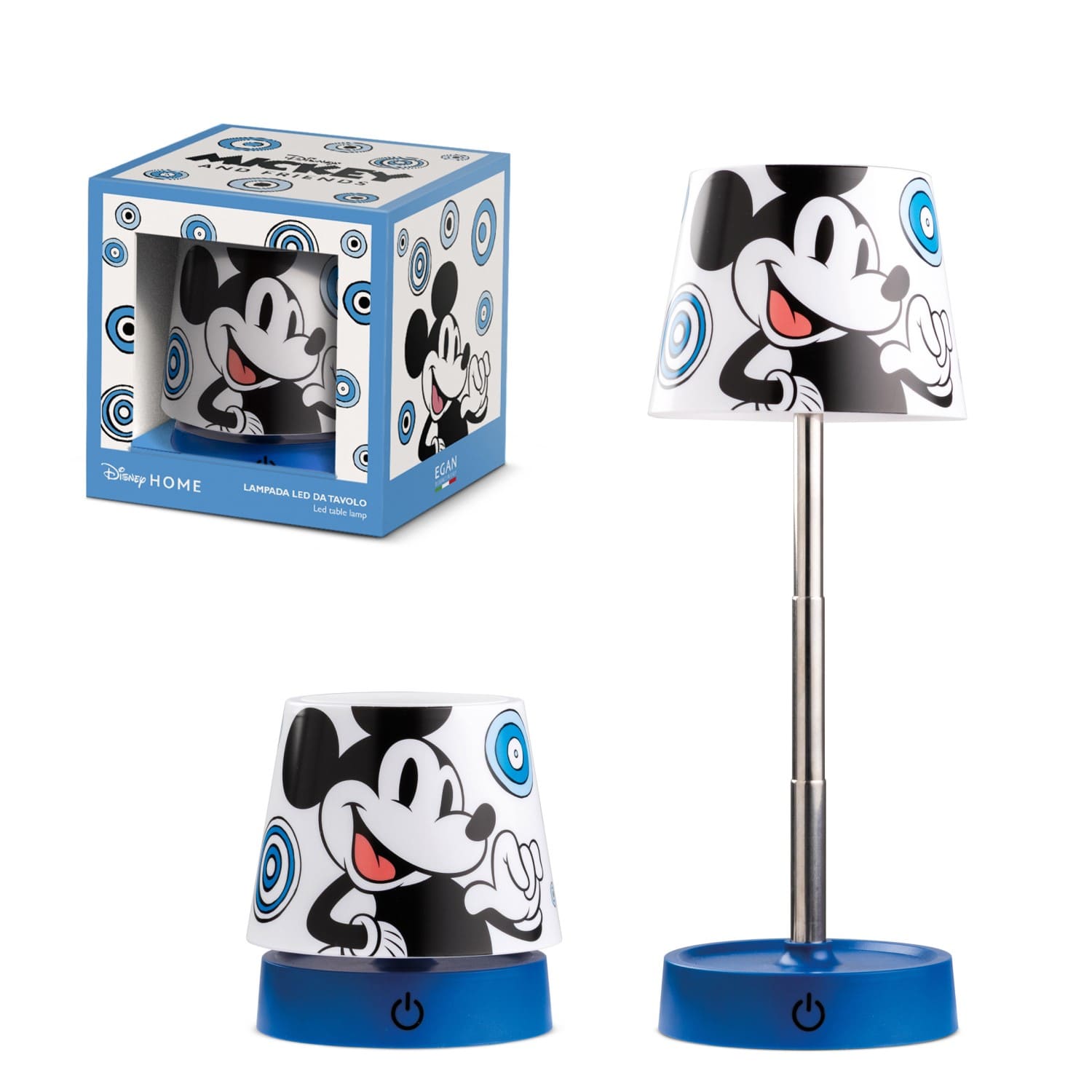 Disney LED-Tischleuchte Micky Maus - Mickey Mouse höhenverstellbar 103074 - Disney Nachttischlampe - Disney Lampe