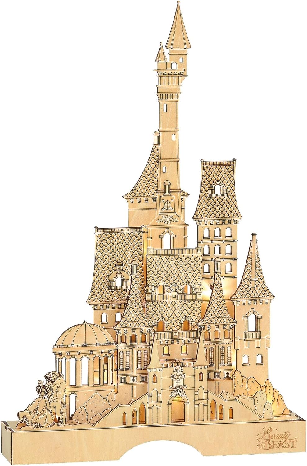 Schwibbogen - Beleuchtetes Schloss Schöne & das Biest - Disneyschloss Schwibbogen Department 56 - 6004005 Schwibbogen - Beleuchtetes Schloss Schöne & das Biest - Disneyschloss Schwibbogen Department 56 - 6004005