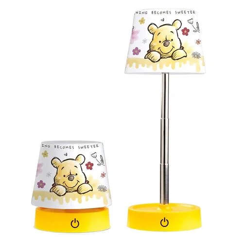 Disney LED-Tischleuchte Winnie Puuh - Winnie Pooh gelb, höhenverstellbar 183019 - Disney Nachttischlampe - Disney Lampe