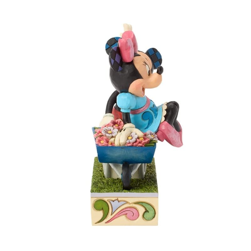 Mickey & Minnie Mouse Wheelbarrow / Schubkarre 6019895 Disney Traditions Jim Shore Disney Figur
