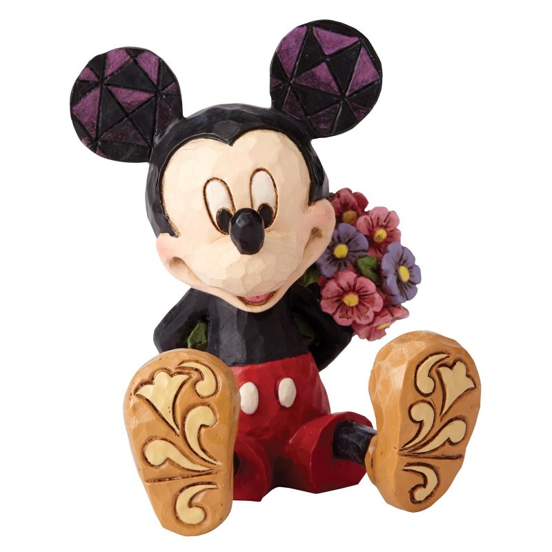 Mini Mickey Mouse mit Blumen - Micky Maus / Disney Traditions by Jim Shore 4054284 Mini Mickey Mouse mit Blumen - Micky Maus / Disney Traditions by Jim Shore 4054284