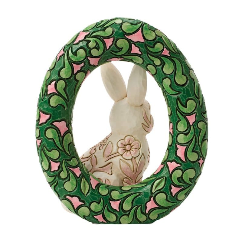 Easter Embrace Osterhase mit Osterei-Kranz - 6018742 Heartwood Creek by Jim Shore Osterhase
