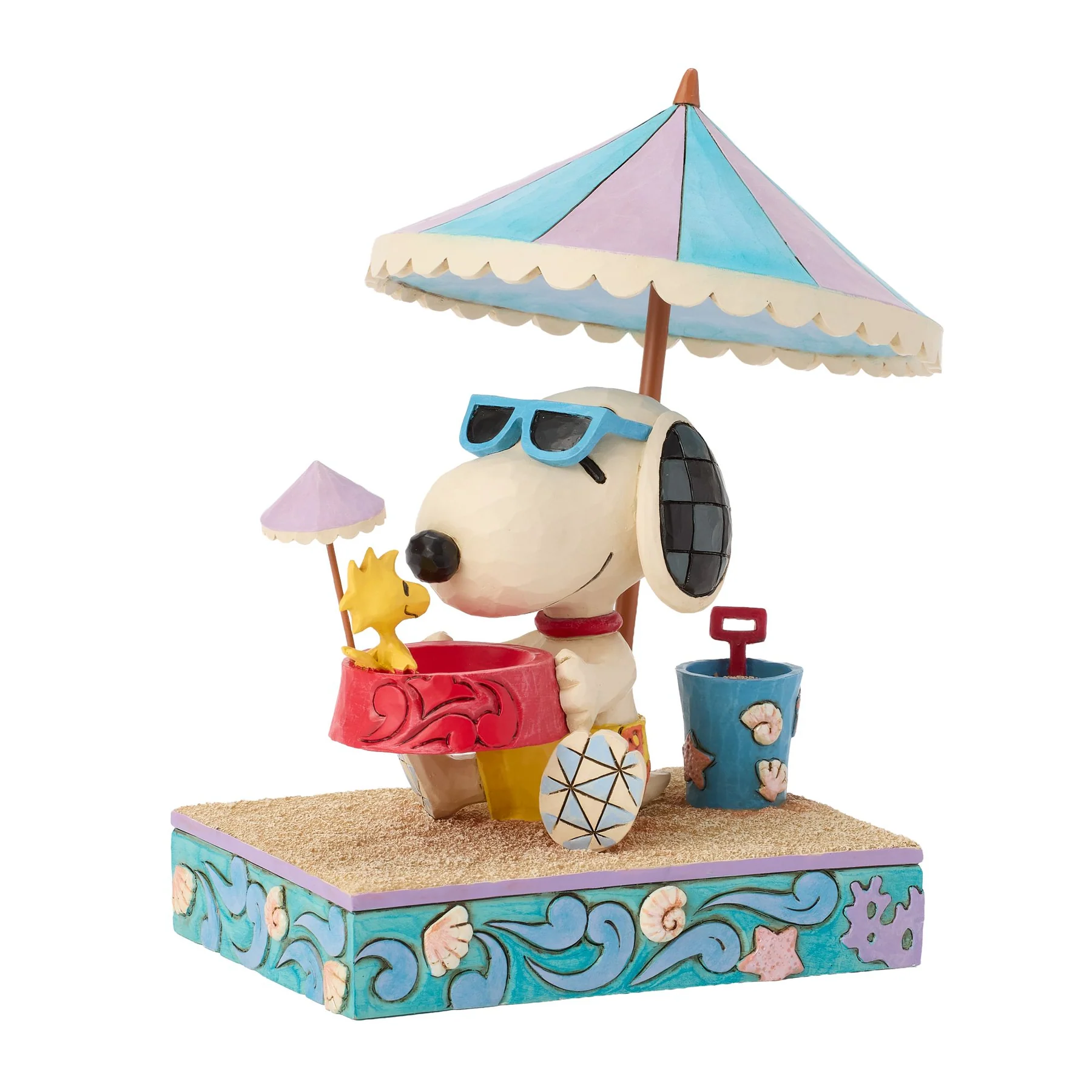 Sandy Toes and a Sunkissed Nose - Strandtag  mit Snoopy & Woodstock - 6019598 Jim Shore Peanuts Snoopy Figur