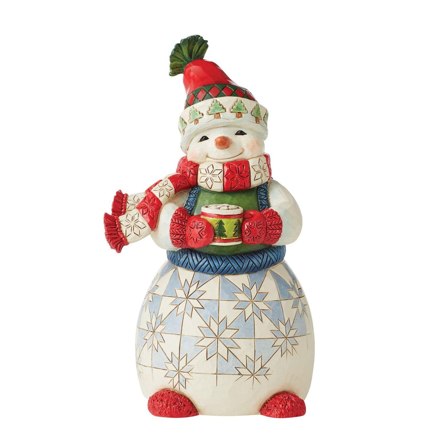 6011166 Heartwood Creek, Jim Shore, 6011166, Cocoa and Christmas Cheer Schneemann, Snowman, Jim Shore Schneemann, Jim Shore Schneemann, Heartwood Creek Snowman
