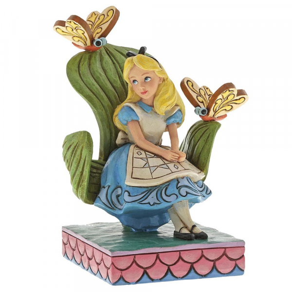 dt-6001272a Disney Traditions, Jim Shore - Curiouser and Curiouser / Alice in Wonderland, Alice im Wunderland