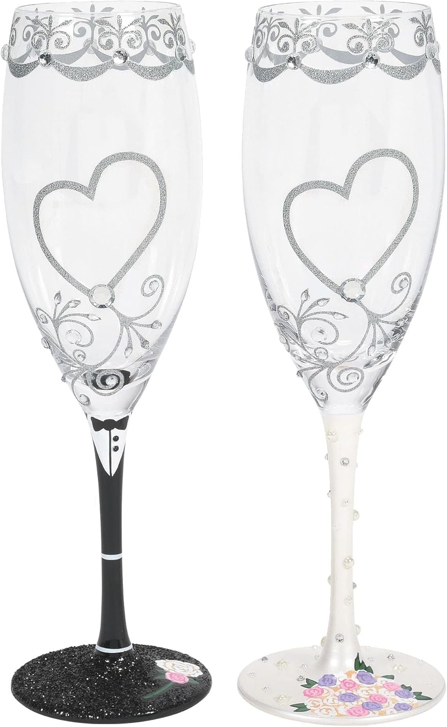 Hochzeitsglas - Mr. & Mrs. - Brautpaar, Set mit 2 Stück - Lolita Prosecco Gläser 6007478 Hochzeitsglas - Mr. & Mrs. - Brautpaar, Set mit 2 Stück - Lolita Prosecco Gläser 6007478