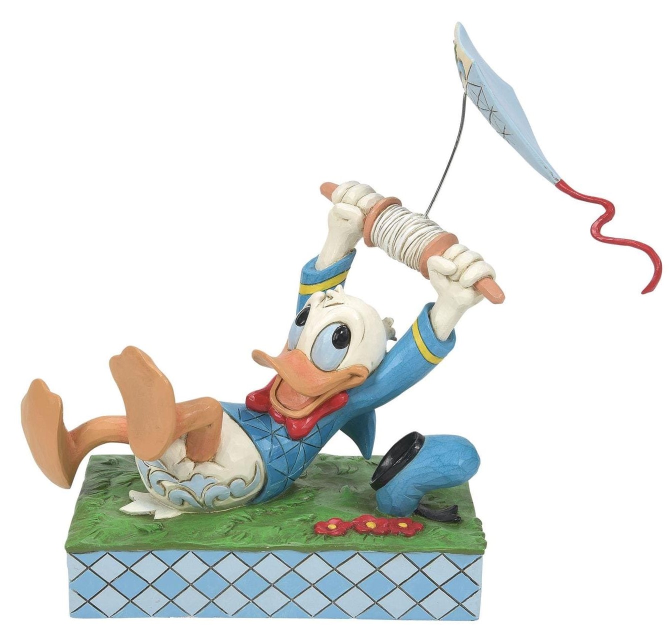 6014314 Disney Traditions, Jim Shore, Jim Shore Disneyfigur, 6014314, A Flying Duck, Donald Duck mit Drachen, Donald Duck with kite, Jim Shore Ostern, Jim Shore Disney, Jim Shore Donald