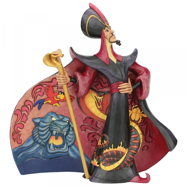 dt-6005968a Disney Traditions, Jim Shore, Aladdin, Jafar, Villainous Viper, Böse Schlange
