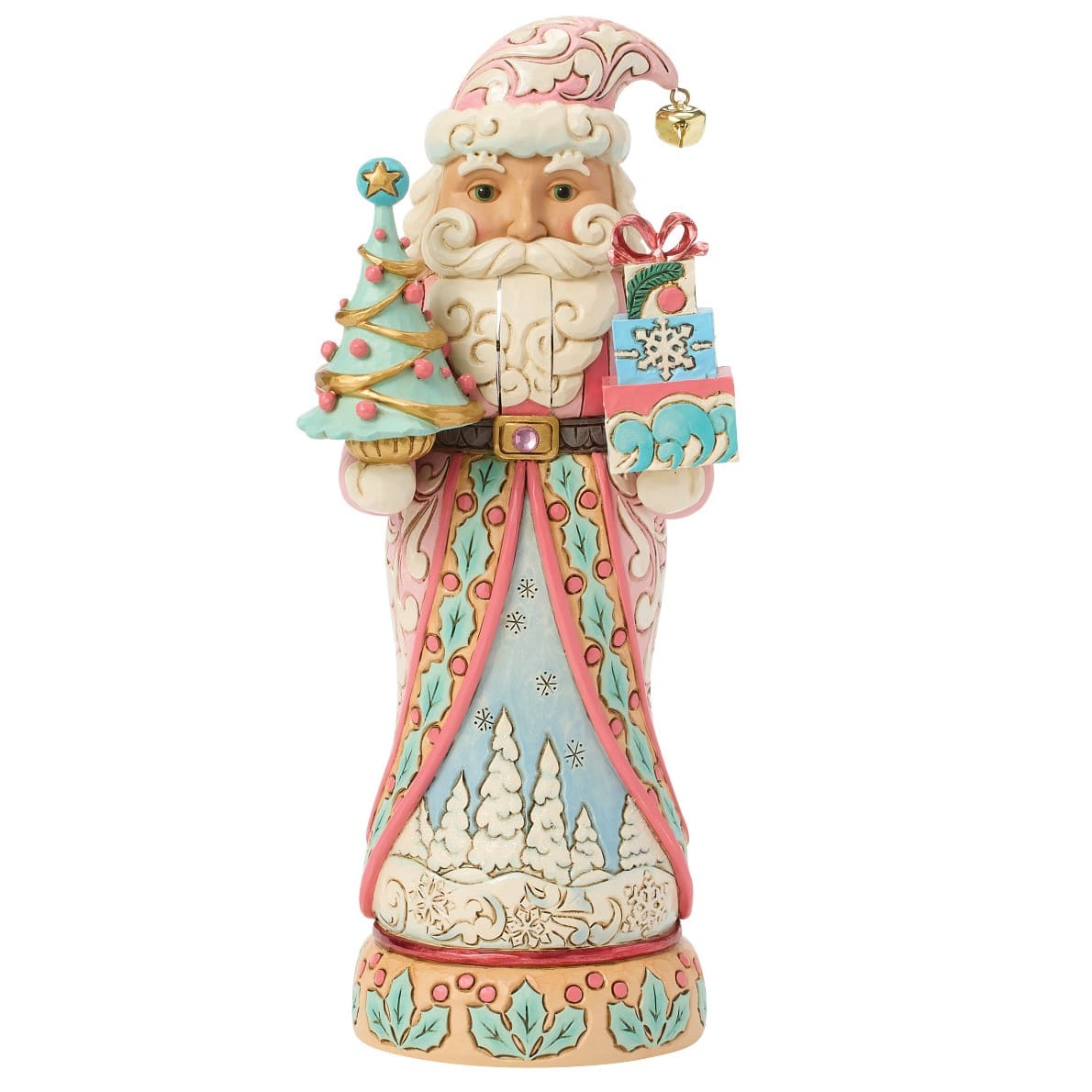Nussknacker Weihnachtsmann rosa-pastell - A Bright Winter - 6018901 - Heartwood Creek Jim Shore