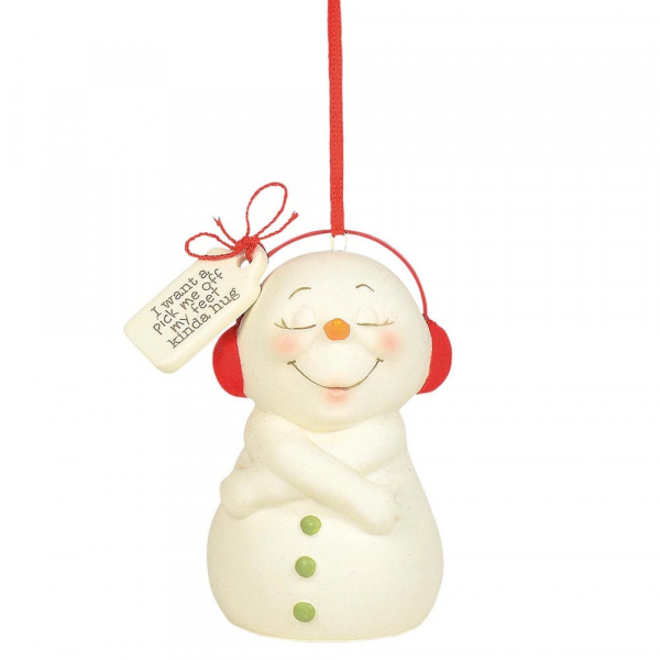 sb-6004257 Kristi Jensen Piero, Snowpinions, Snowbabies, Department 56, Schneemann, Ornament, Anhänger, Pick Me Off My Feet Hug