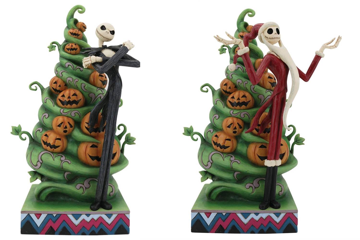 6013055_1 Disney Traditions, Jim Shore, 6013055, Jack Skellington Halloween - X-Mas, Santa Jack, Nightmare Before Christmas, Jim Shore Disneyfigur, Jim Shore Disney Traditions, Jim Shore Jack Skellington, Disney Traditions Santa Jack