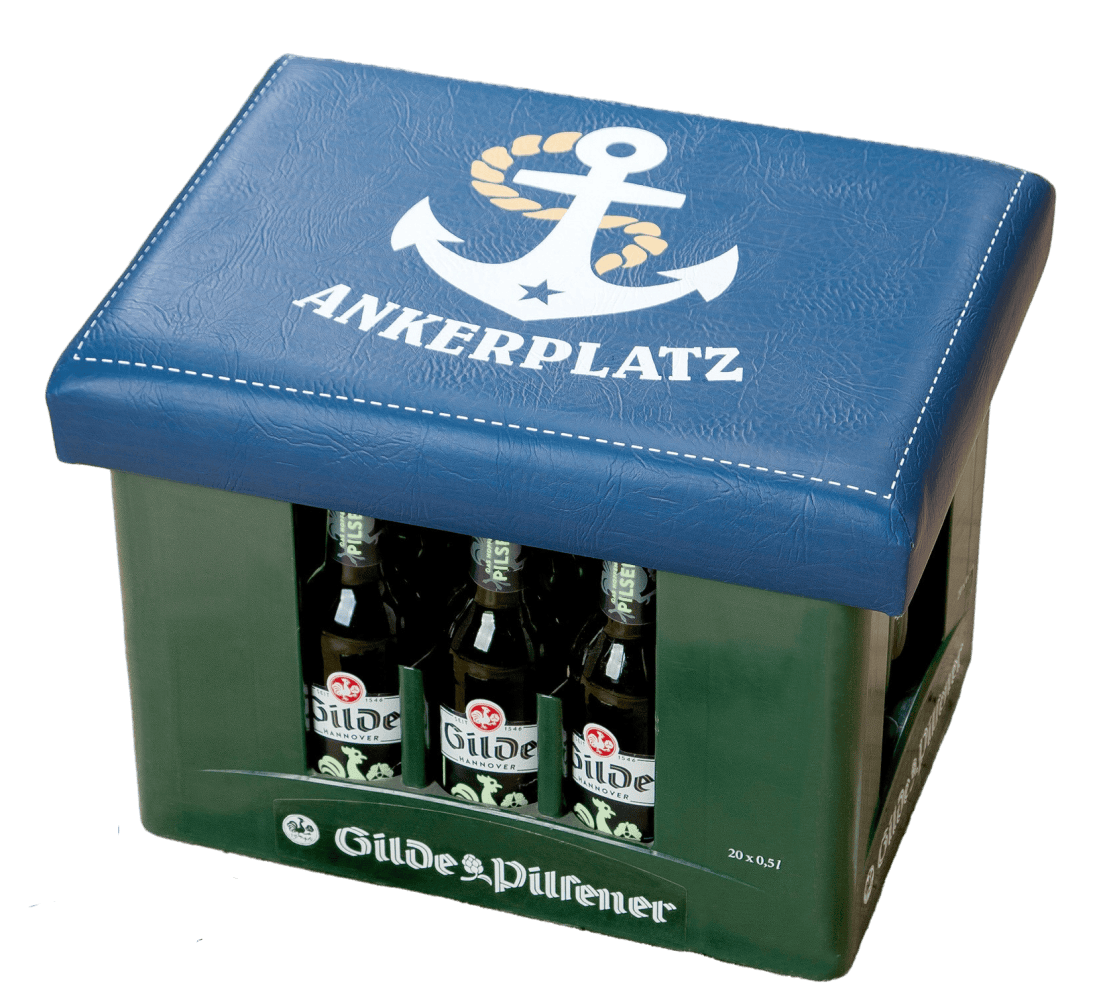 Gilde Sitzpolster für Getränkekisten - Ankerplatz - 49828 Sitzkissen / Polsterauflage / Sitzauflage / Sitzpolster von Gilde Gilde Sitzpolster für Getränkekisten - Ankerplatz - 49828 Sitzkissen / Polsterauflage / Sitzauflage / Sitzpolster von Gilde