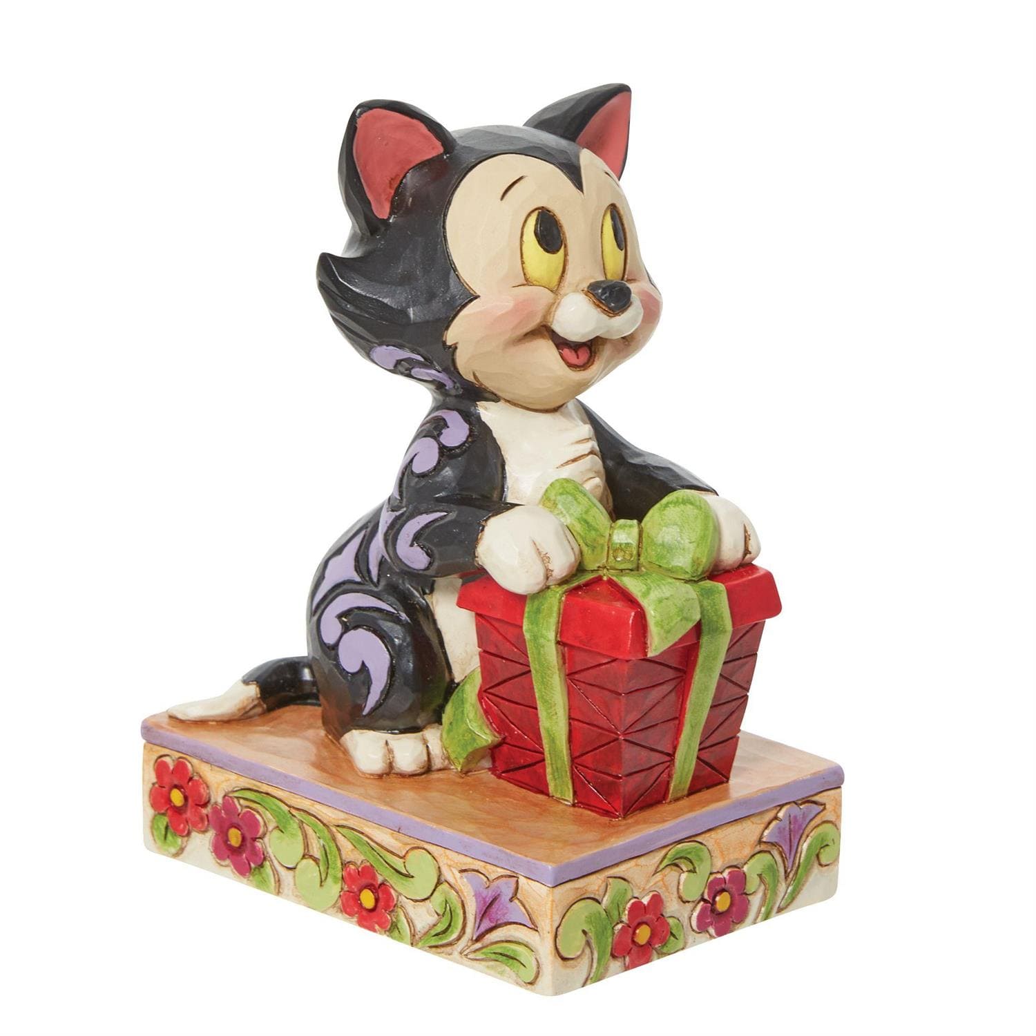 6013065_3 Festive Feline Christmas Figaro - Pinocchio / Disney Traditions Jim Shore 6013065