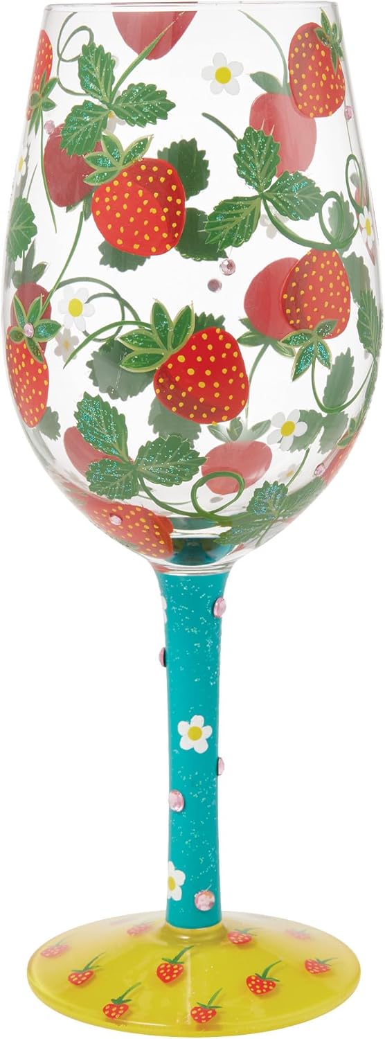 Gartenzauber - Strawberry / Erdbeeren - Lolita Weinglas 6015427 Gartenzauber - Strawberry / Erdbeeren - Lolita Weinglas 6015427