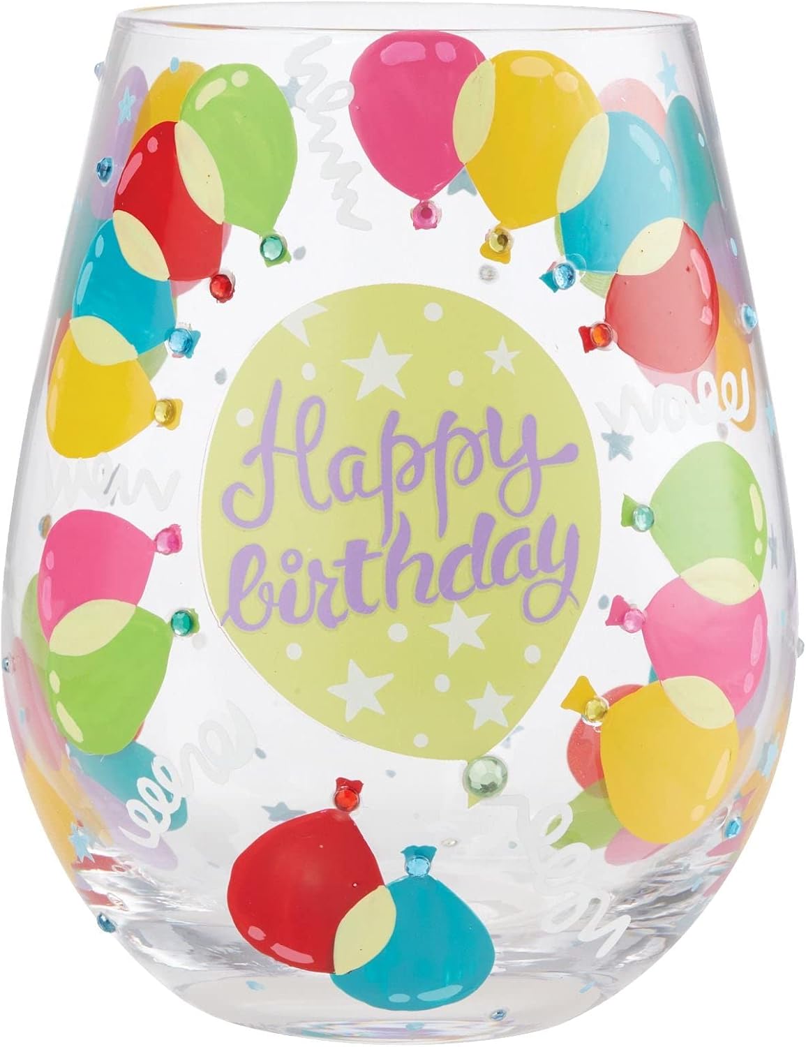 6008682 Lolita, Lolita Gläser, Lolita Glas, Lolita Weingläser, Lolita Weinglas, Lolita Trinkglas, 6008682, Geburtstagsballons Trinkglas, Birthday Balloons Glass, Birthday Balloons Glas