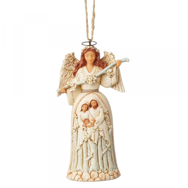 hc-6004176a Breath of Heaven / Woodland Nativity Angel - Ein Hauch von Himmel Engel Ornament Jim Shore 6004176