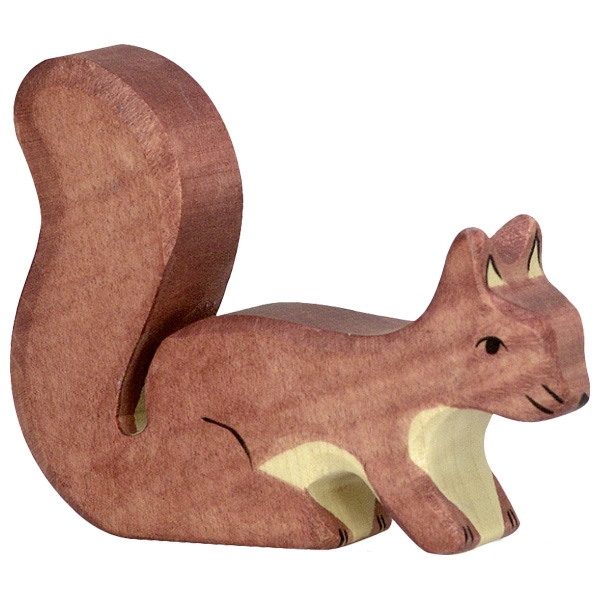 HK-80108 Eichhörnchen laufend, braun -Steckfigur für den großen Kerzenring von Sebastian Design