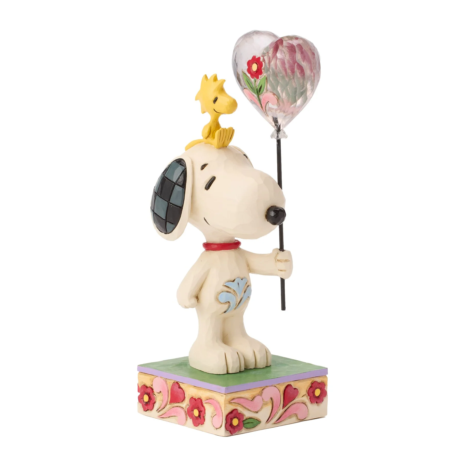 Peanuts - You Make My Heart Float - Snoopy & Woodstock Herzballon 6019590 Jim Shore Peanuts Snoopy Figur