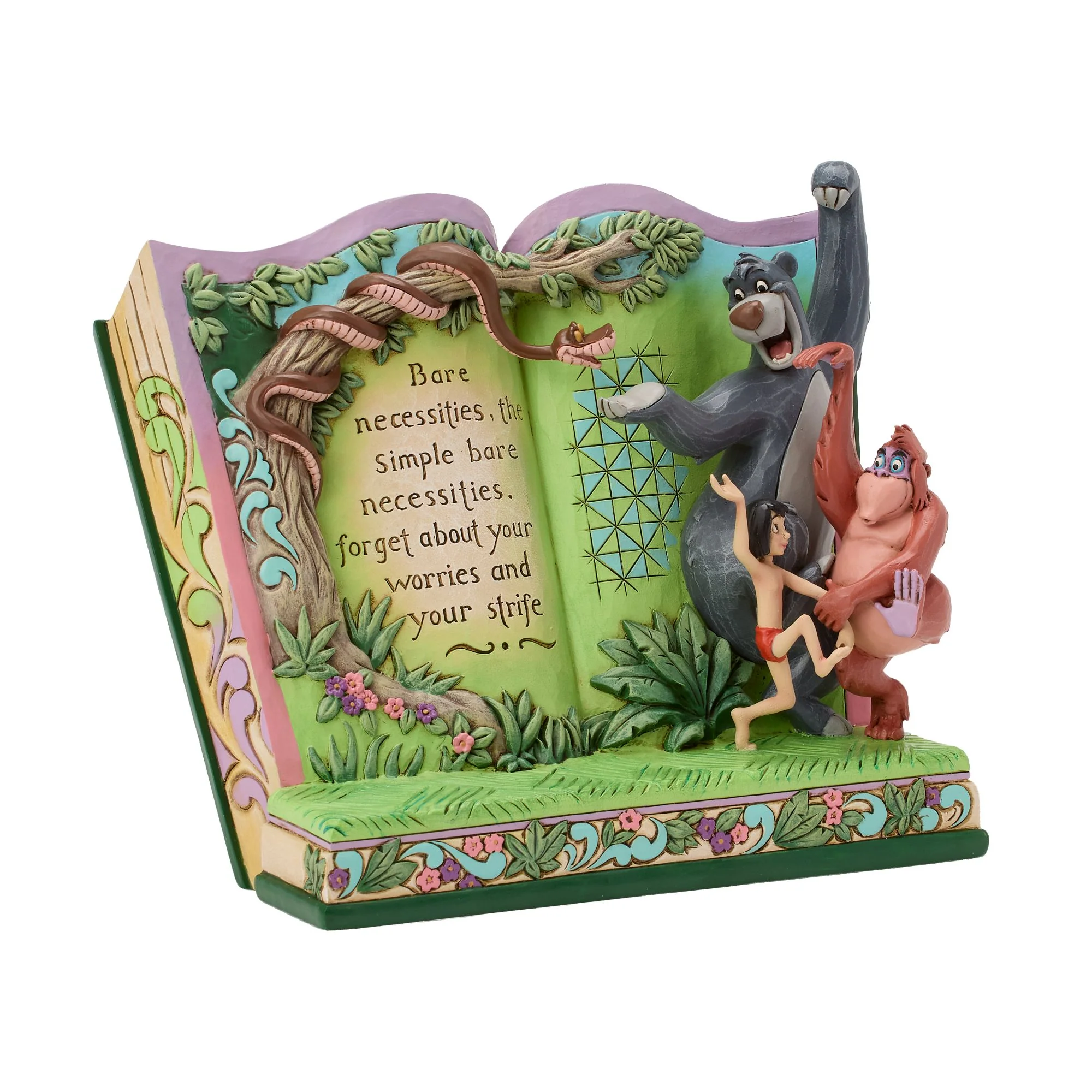 Storybook Carefree Companions Dschungelbuch 6019902 Disney Traditions Jim Shore Disney Storybook Jungle Book