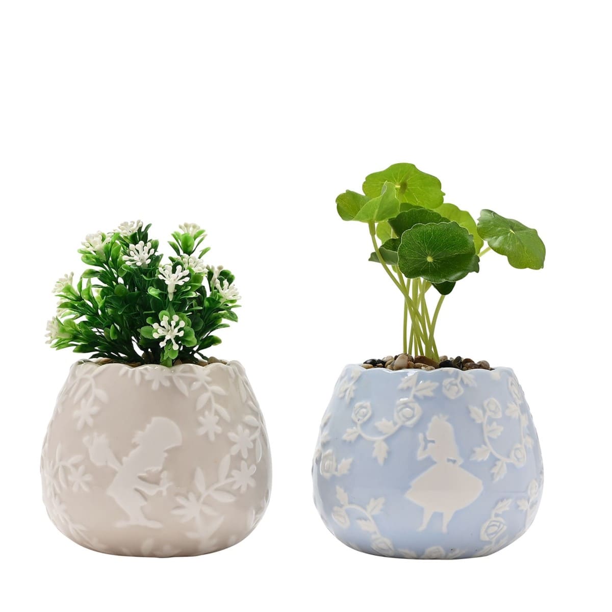 di2239 Disney Geschirr, Disney Widdop, DI2239, Disney Blumentopf, Übertopf, Disney Home Decor, Alice im Wunderland Minitopf, Planter
