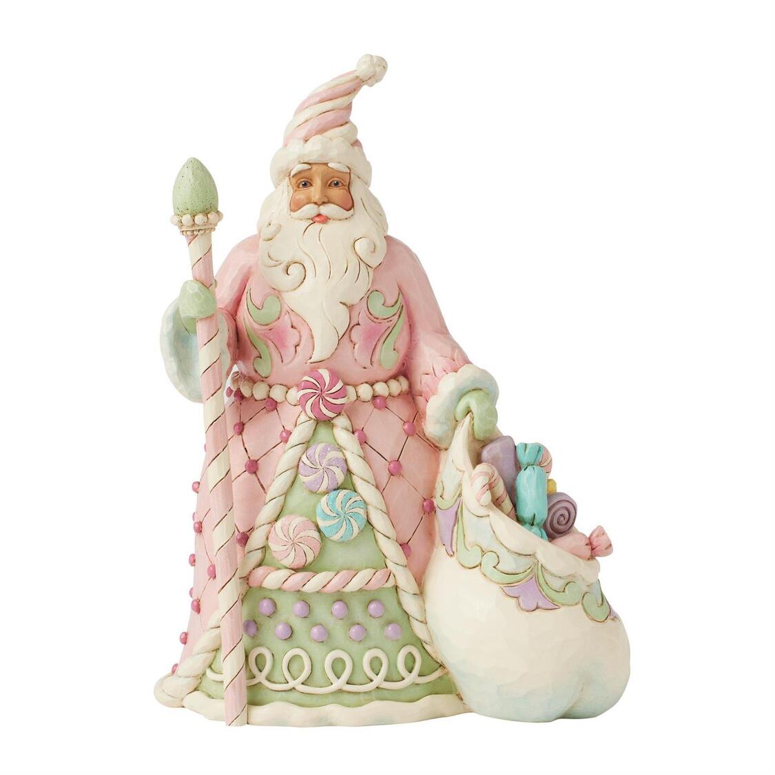 Pastel Winter Wonder's Sweet Treat Santa Weihnachtsmann - Heartwood Creek by Jim Shore 6017018 Pastel Winter Wonder's Sweet Treat Santa Weihnachtsmann - Heartwood Creek by Jim Shore 6017018
