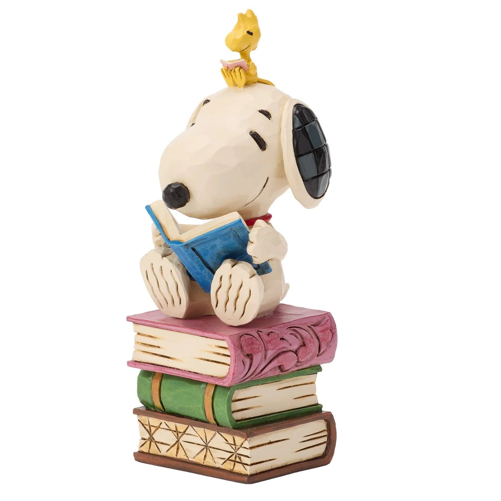 My Week is Fully Booked - Snoopy & Woodstock Buchstapel 6019597 Jim Shore Peanuts Snoopy Figur