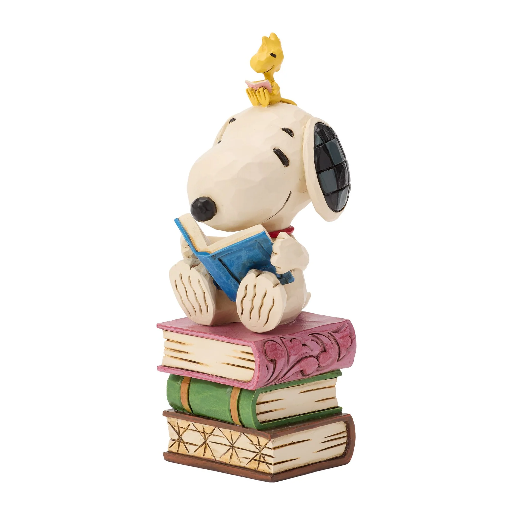 My Week is Fully Booked - Snoopy & Woodstock Buchstapel 6019597 Jim Shore Peanuts Snoopy Figur