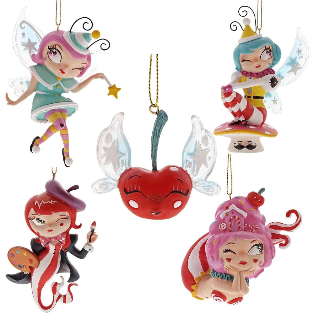 Miss Mindy - 5 Ornamente / Weihnachtsanhänger 4059022-4059023-4059024-4059025-4059026-Miss-Mindy-Fairies Miss Mindy - 5 Ornamente / Weihnachtsanhänger 4059022-4059023-4059024-4059025-4059026-Miss-Mindy-Fairies