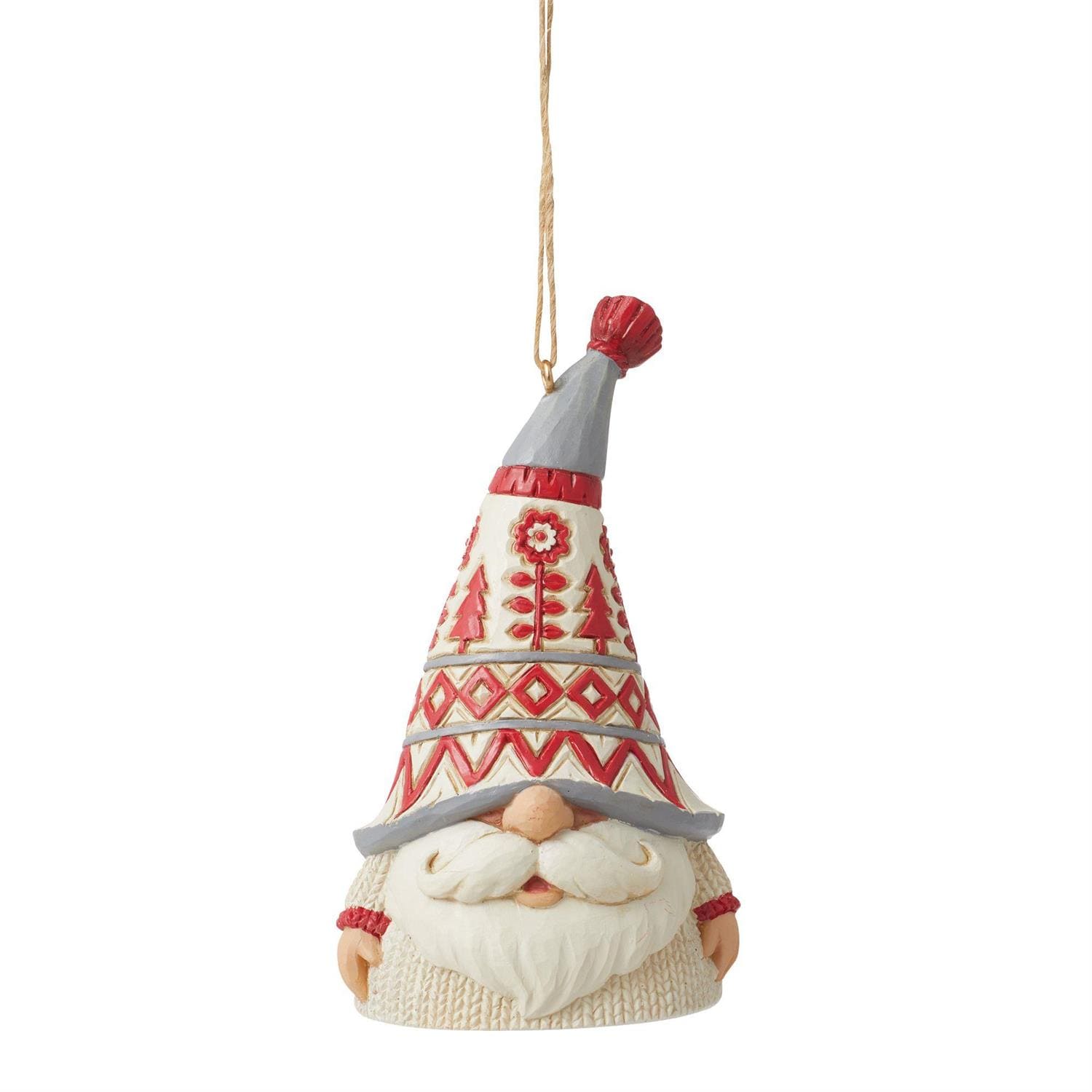 6013252 Jim Shore, Heartwood Creek, Heartwood Creek by Jim Shore, 6013252, Nordic Noel Weihnachtswichtel Ornament, Christmas Sweater Ornament, Weihnachtsanhänger, Heartwood Creek Gnome, Jim Shore Wichtel
