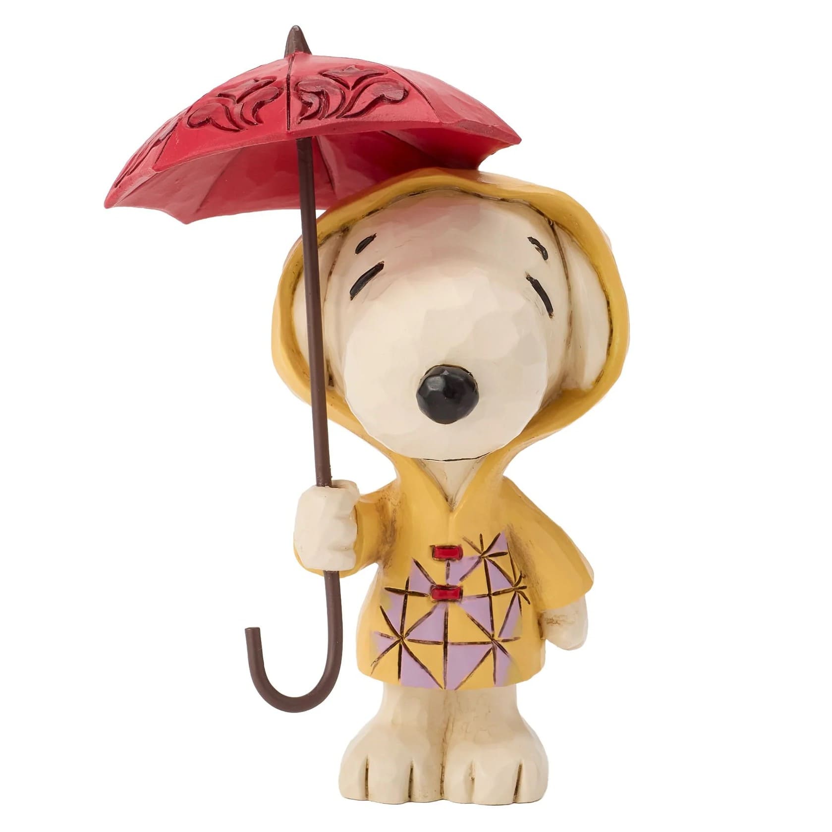 Snoopy mit Regenschirm - Snoopy in a Raincoat Minifigur 6019601 Jim Shore Peanuts Snoopy Figur