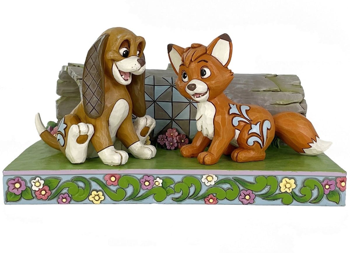 An Unlikeky Friendship Cap & Capper - 6017858 Jim Shore Disney Traditions Disney Figur - Fox & Hound An Unlikeky Friendship Cap & Capper - 6017858 Jim Shore Disney Traditions Disney Figur - Fox & Hound