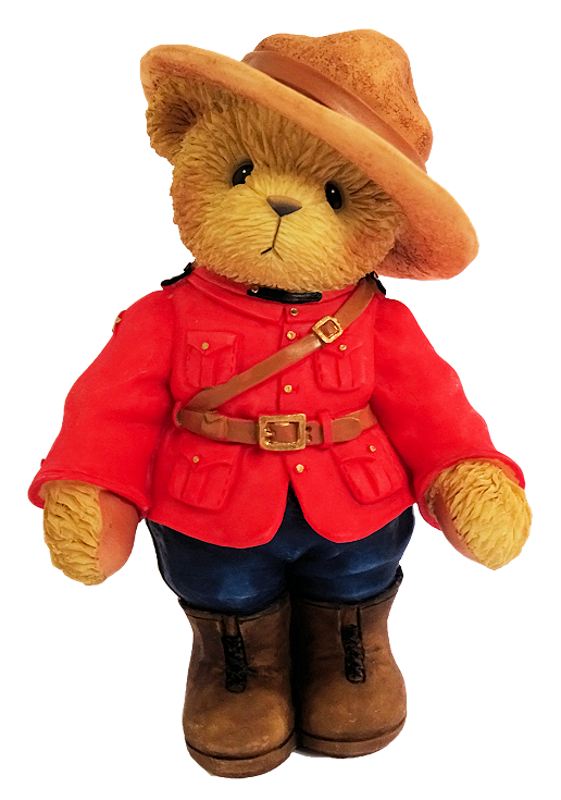CT-819727-Constable-Mackenzie Cherished Teddies, Constable Mackenzie, 819727, Cherished Teddies Constable Mackenzie, Priscilla Hillman, Cherished Teddy, Teddies to Cherish, Cherished Teddies Canadian Mountie