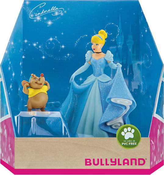 bu-13438 Bullyland, Cinderella, Jacques, Geschenkset, 13438, Disney Geschenkset, Disneyfigur, Spielfigur, Tortenfigur, Maus, Cinderella Maus, Gus