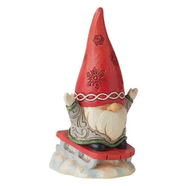 6010845b Jim Shore, Heartwood Creek, Jim Shore Heartwood Creek, Heartwood Creek by Jim Shore, 6010845 ,Gnome with sled, Wichtel mit Schlitten Jim Shore Gnome, Jim Shore Wichtel, Gnomebody loves Christmas as much as Jim Shore
