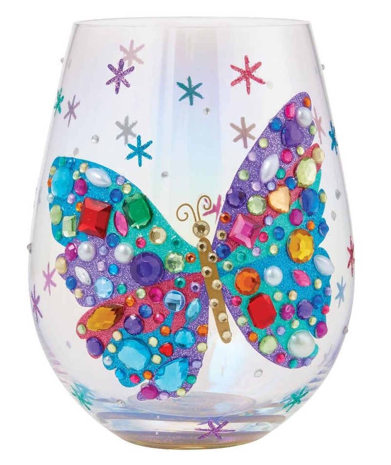 Trinkglas - Bejewelled Butterfly - Lolita Trinkglas 6016973 Trinkglas - Bejewelled Butterfly - Lolita Trinkglas 6016973