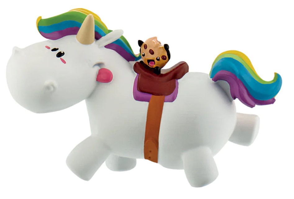 Chubby & Friends Pummeleinhorn mit reitendem Keks - Pummel & Friends Spielfigur 44385 Chubby & Friends Pummeleinhorn mit reitendem Keks - Pummel & Friends Spielfigur 44385