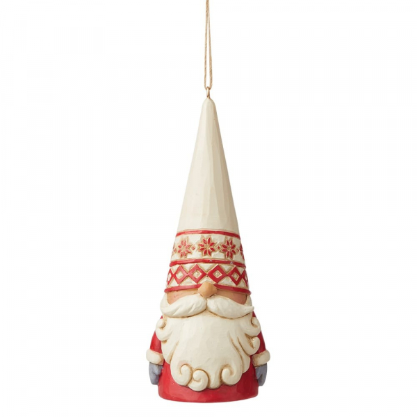 hc-6009505a Jim Shore, Heartwood Creek, Jim Shore Weihnachten, 6009505, Nordic Noel Merry Mischief Ornament, Nordic Noel Wichtel Weihnachtsanhänger, nordisch, skandinavische Dekoration