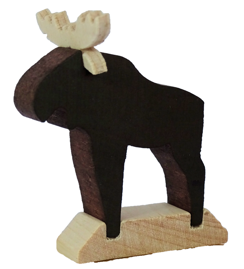 HK-46-351-127 Sebastian Design, skandinavische Kerzenringe, Kerzenring, Kerzenringe, Candlerings, Steckfigur, Elch, kleiner Elch, 46-351-127