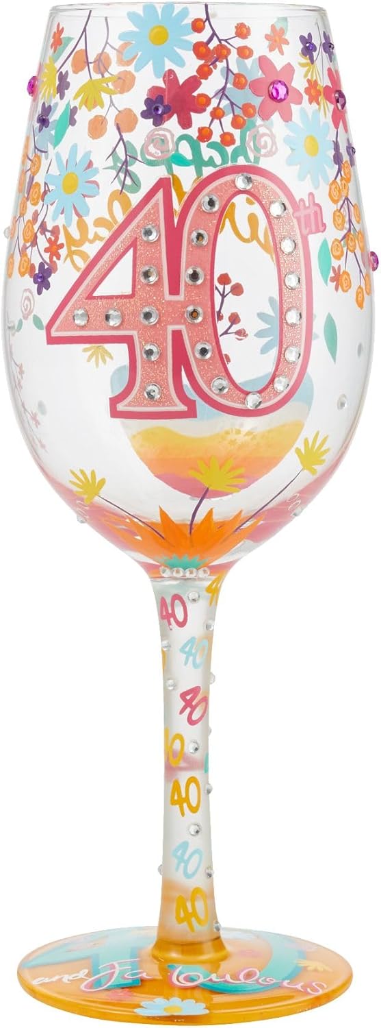 Geburtstagsglas - Happy 40th Birthday - Herzlichen Glückwunsch zum 40. Geburtstag - Lolita Weinglas 6010249 Geburtstagsglas - Happy 40th Birthday - Herzlichen Glückwunsch zum 40. Geburtstag - Lolita Weinglas 6010249