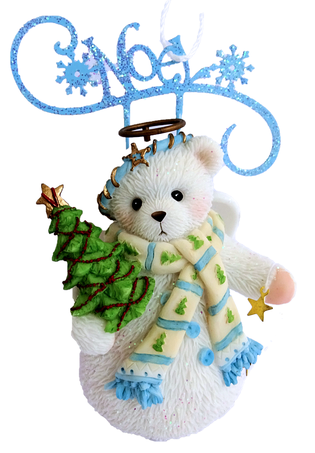 CT-4016873-Snowbear-Noel Cherished Teddies, Noel Snowbear, Ornament, Anhänger, Weihnachtsanhänger, 4016873, Cherished Teddies Snowbear, Cherished Teddies Ornament